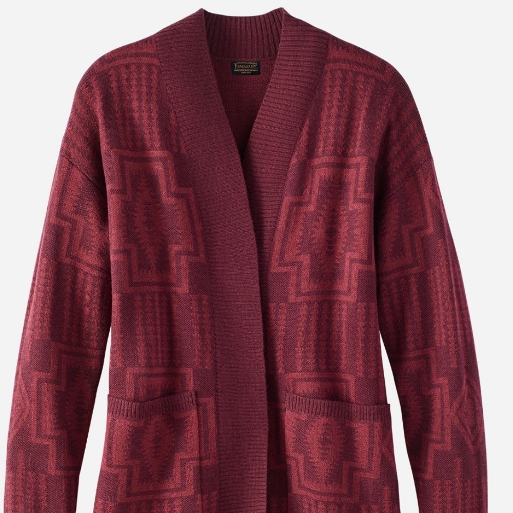 WOMEN'S HARDING LONG CARDIGAN - Picture 2 of 4